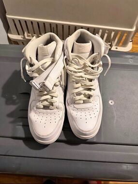 Nike All-White High Top Air Force’s